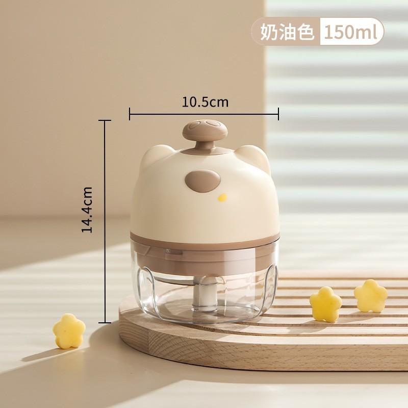 电动搅蒜器家用无线蒜泥器儿童辅食绞肉器便携压蒜捣蒜蒜泥器|undefined