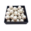 Source AAA Grade high -lit *6mm ~ 30mm half -hole/single -hole imitation pearl ABS imitation shell pearl DIY jewelry