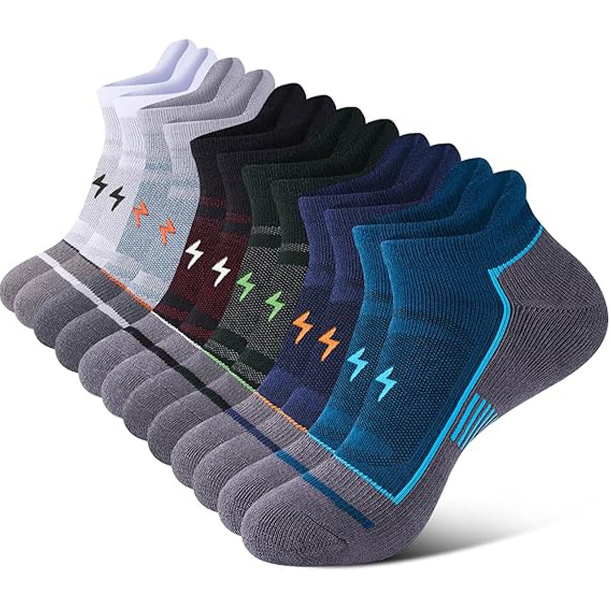 25 New Cross-Border Amazon Adult Hiking Socks Outdoor Youth Running Mesh Breathable Sweat-Absorbent Socks Deodorant