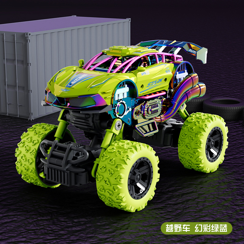 Juguetes infantiles de color fantasma inercia retroalimentación coche modelo de coche de juguete para niños regalos al por mayor