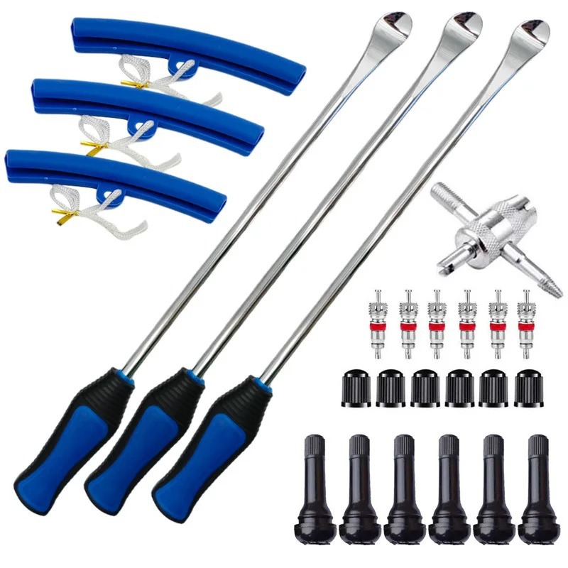 跨境补胎修理包车轮更换套装摩托车轮胎撬杠翘棍扒胎翘扳扒胎工具