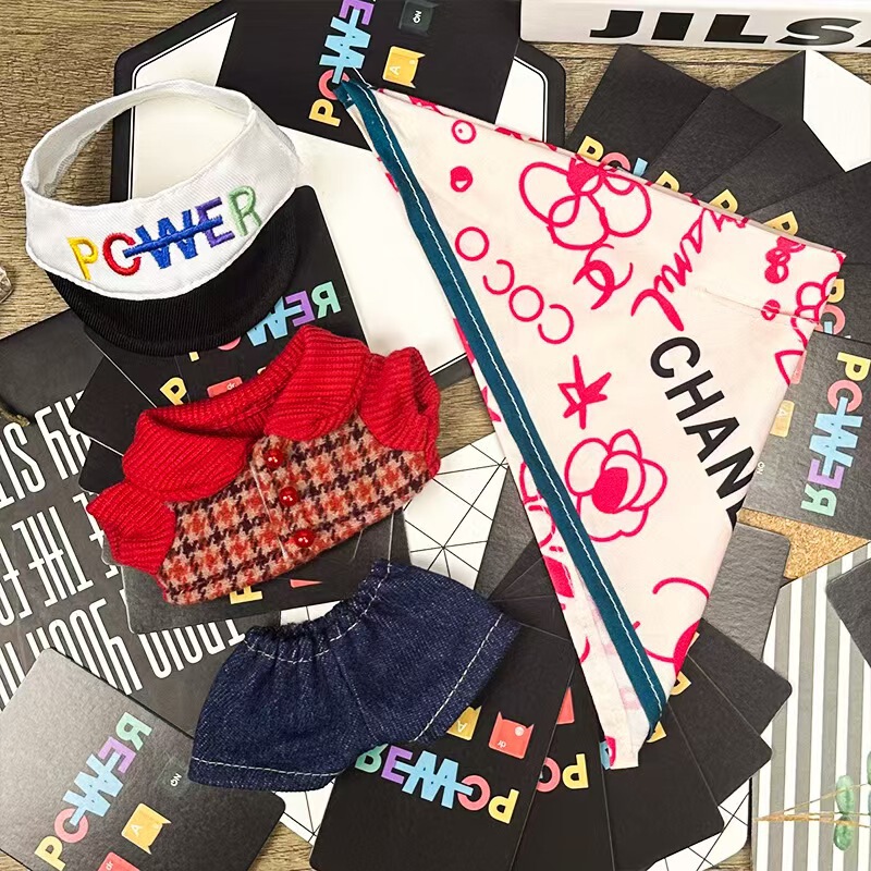 Only Suitable for Clothes for the First, Second and Third Generations of Labubu Labubu Front High-Energy 17cm 15cm Plush Doll Clothes