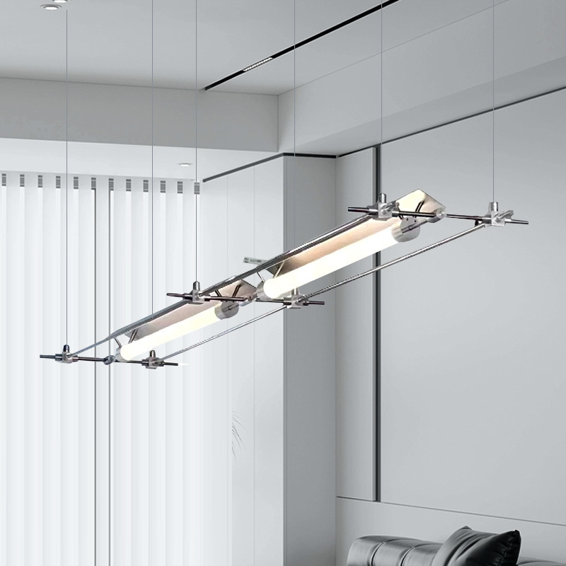 Minimalist Creative High-End Dining Table Pendant Light by Designer Cai Liechao for Restaurant Bar Counter, Italian-Style Lighting
