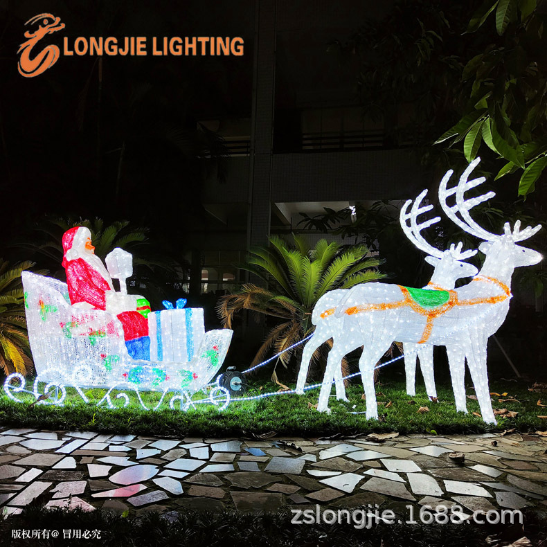 ��6.0�� ˫¹��ʥ������ led¹��ѩ��ʥ���������͵�