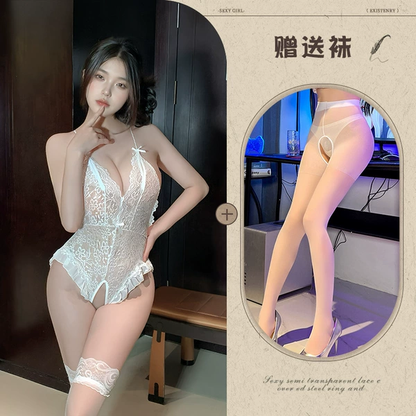 White+Baikang Crotch socks