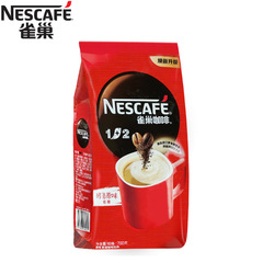 雀巢咖啡1+2原味三合一速溶咖啡粉700g餐飲大包袋裝飲料機可用
