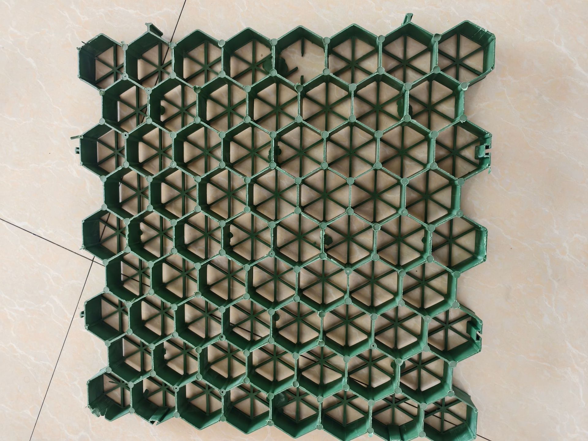Estacionamiento in situ grille de césped gris negro protección de pendiente verde HDPE grille de césped plano ladrillo de césped de plástico