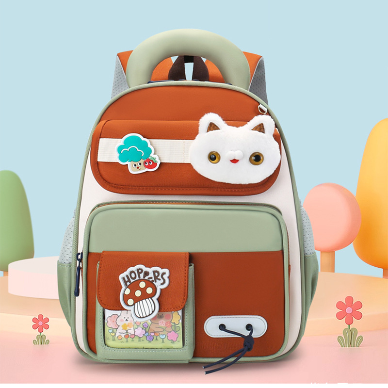 Mochila infantil transfronteriza linda niña jardín de infantes mochila escolar transpirable dibujos animados preescolar mochila para niños