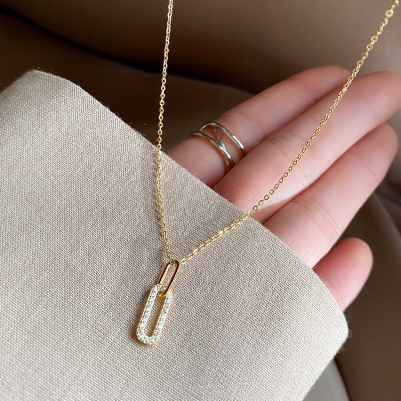 Luxuriöse Magnetische Perlenkette Für Damen Zartes Choker Collier_voghion.com