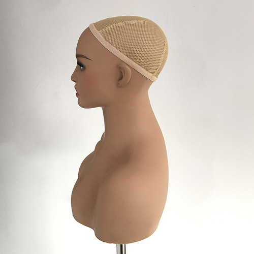 Manufacturer's new model head jewelry wig headcover display window prop half-body European and American head model