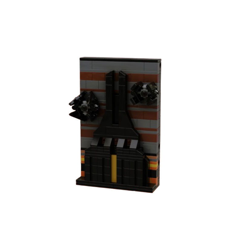 Creative Postcard Building Block Set Small Particle Model Toy_voghion.com