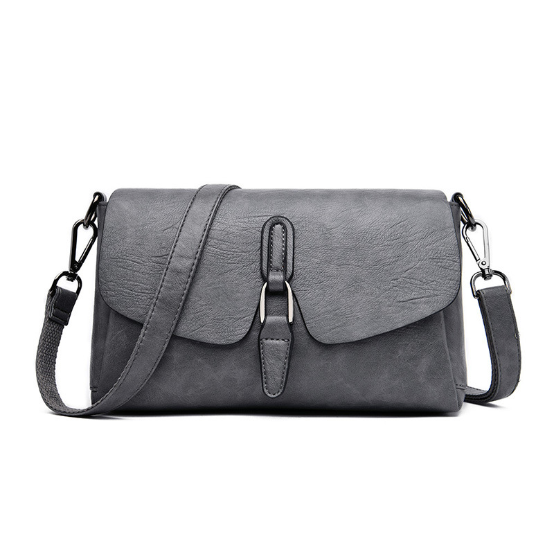 Foreign Trade Women's Bag 2021 New Middle-aged And Elderly Women's One-shoulder Diagonal Bag Fashion Casual Soft Leather Mother Small Square Bag