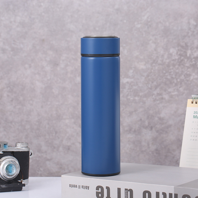 Taza de vacío de acero inoxidable taza de medición de temperatura inteligente Pantalla de temperatura negocio taza recta regalo taza promoción bienestar al por mayor