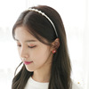 Fashionable hair stick, brand headband, hair accessory from pearl, retro hairpins, Korean style, french style, simple and elegant design