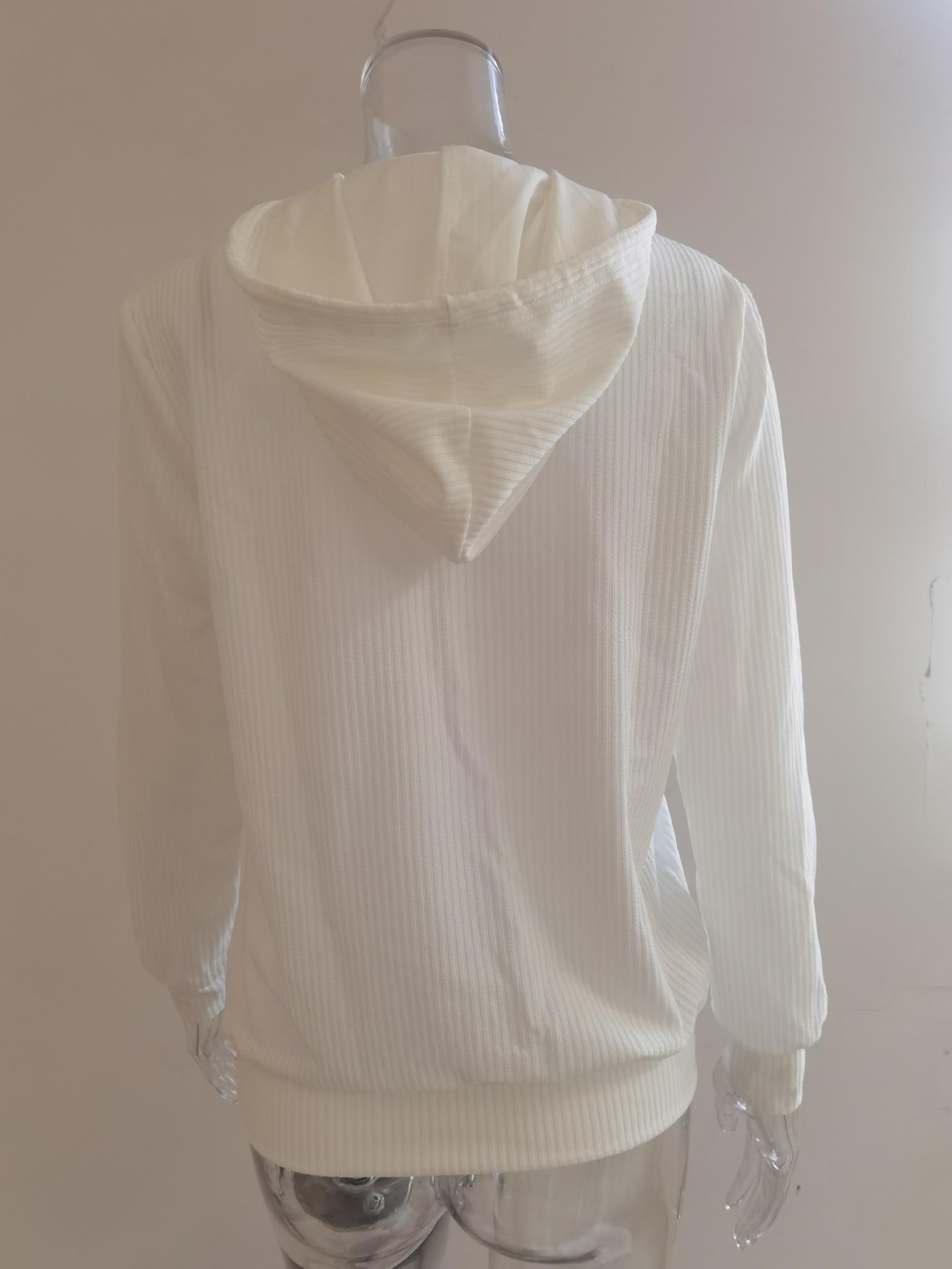 329g Weight Long Sleeve Sleeve Length Zipper Placket Type Regular Sleeve Sleeve Type Cotton Blend, Polyester Fabric Type Regular Top Length Hoodie Tops Type Daily Occasion Hooded Neckline Warm Function Loose Fit Type Solid Color Pattern Autumn Season Women's Gender Casual Style Women's Hoodie Long Sleeve Hoodies & Sweatshirts Casual Solid Color 2
