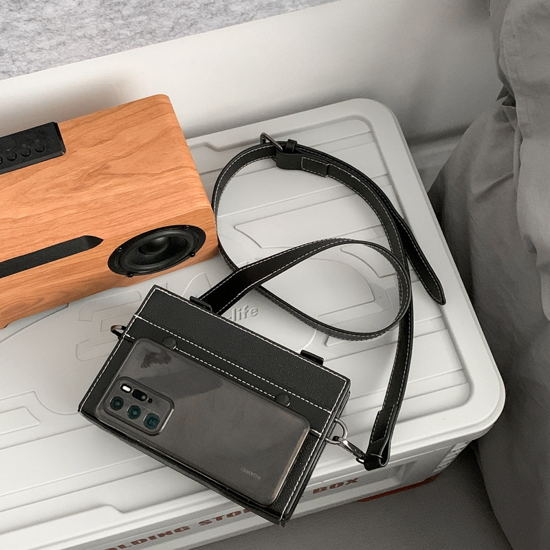 Box Bag Men's New Trendy Cool Small Square Bag Fashionable Casual Styling Bag Personalized Trendy Brand Mobile Phone Crossbody Bag_voghion.com