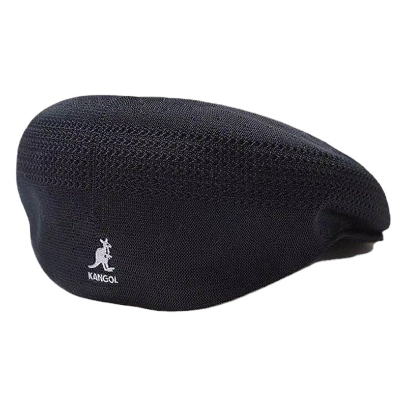 Kangol Beret Wool Mesh Bag with Mouse Embroidery, Elastic and Breathable, Hyuna-Style Versatile Baseball Cap