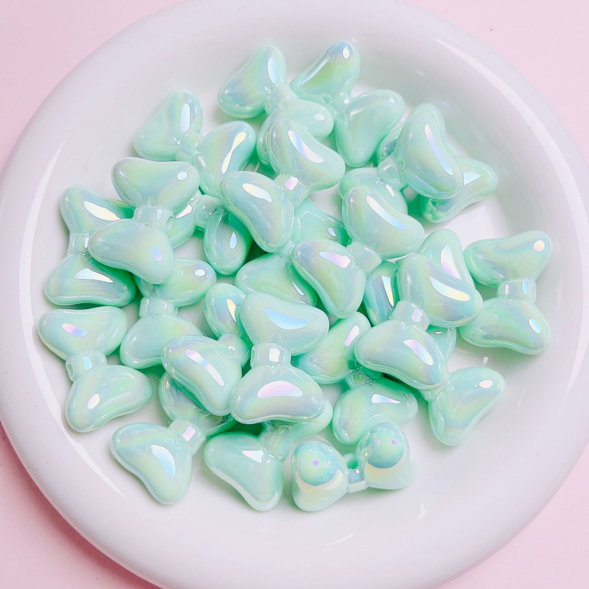 10 PCS/Package Arylic Bow Knot DIY Jewelry Accessories Beads display picture 6