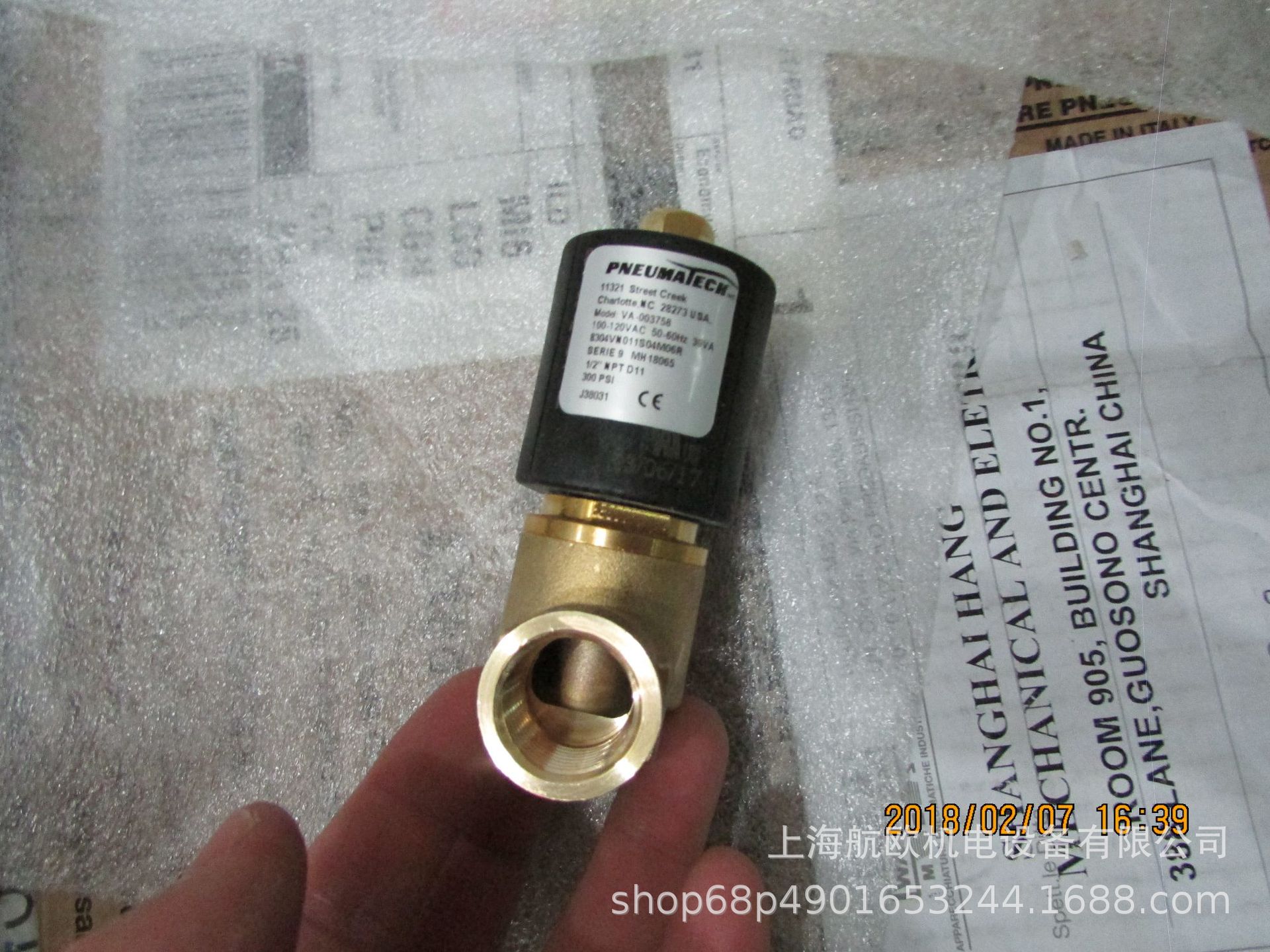 PNEUMATECH阀1624640752,2W511-10-A,VA-003758,2W512-10