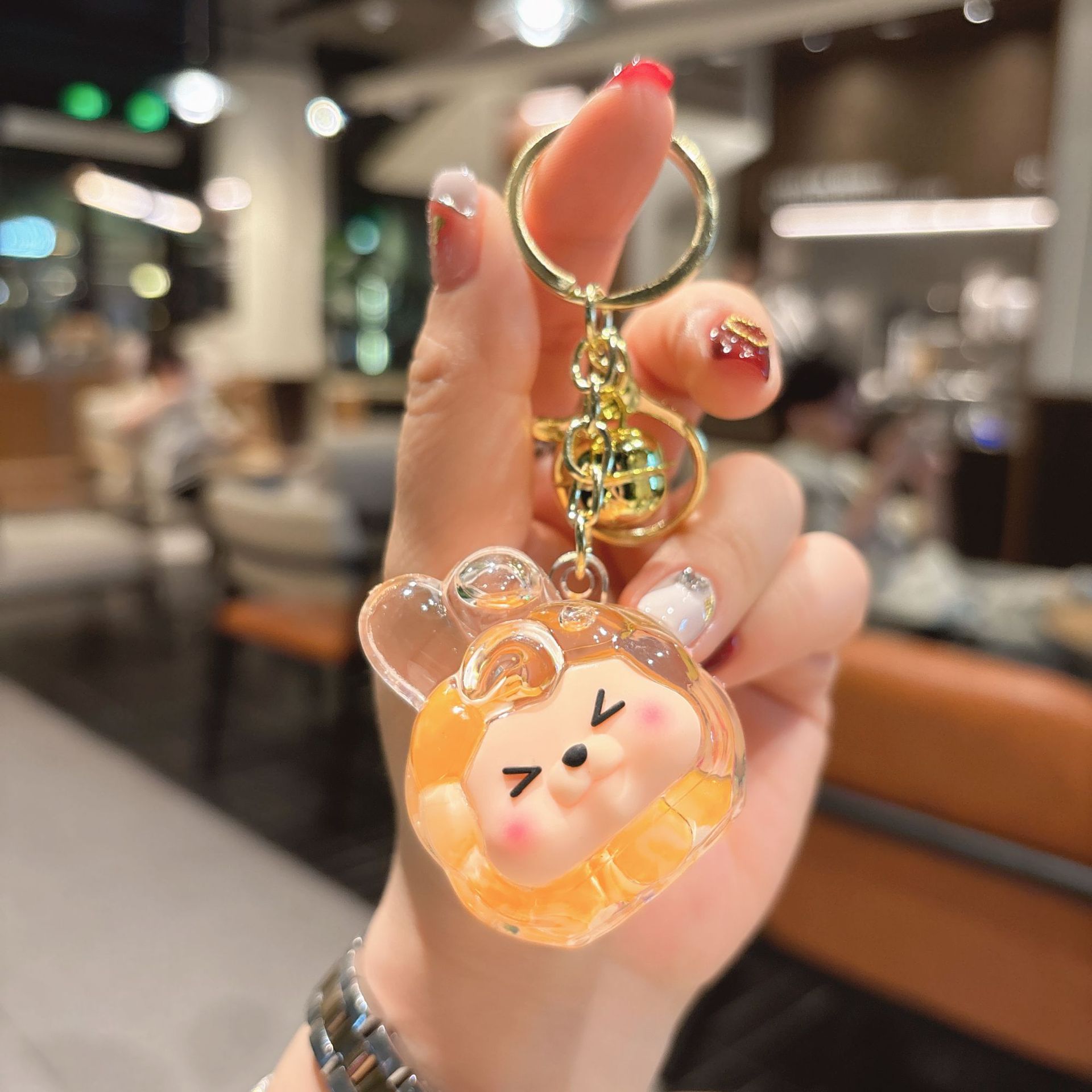 50g Weight Bag Pendant, Keychain Classification 1 Piece Quantity Festival, Shopping Occasion Acrylic Material Cartoon Character Pattern Unisex Gender Cute Style 1 Piece Cute Cartoon Character Acrylic Unisex Bag Pendant Keychain 14