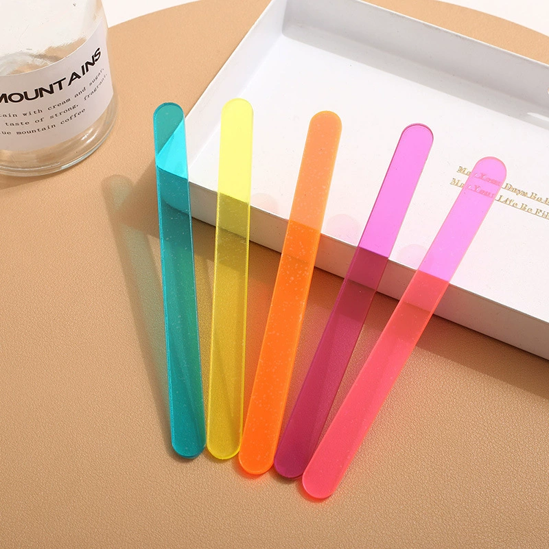 Трансграничные горячие продажи мороженого палочки DIY акриловые палочки Прозрачный цветной торт мороженое палочки мороженое мороженое ремесло мороженое палочки