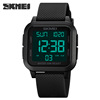 Square waterproof sports electronic watch, suitable for teen