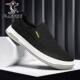 PLOVER Men's Shoes 2025 Summer Ice Silk Cloth Shoes Lazy Slip-on Lightweight Breathable Comfortable Casual Canvas Sneakers