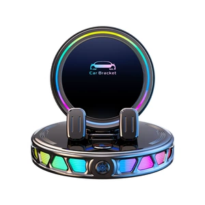 Customized Ambient Light Car Phone Holder 2026 New Model Wireless Charging Center Console Navigation Car Phone Holder