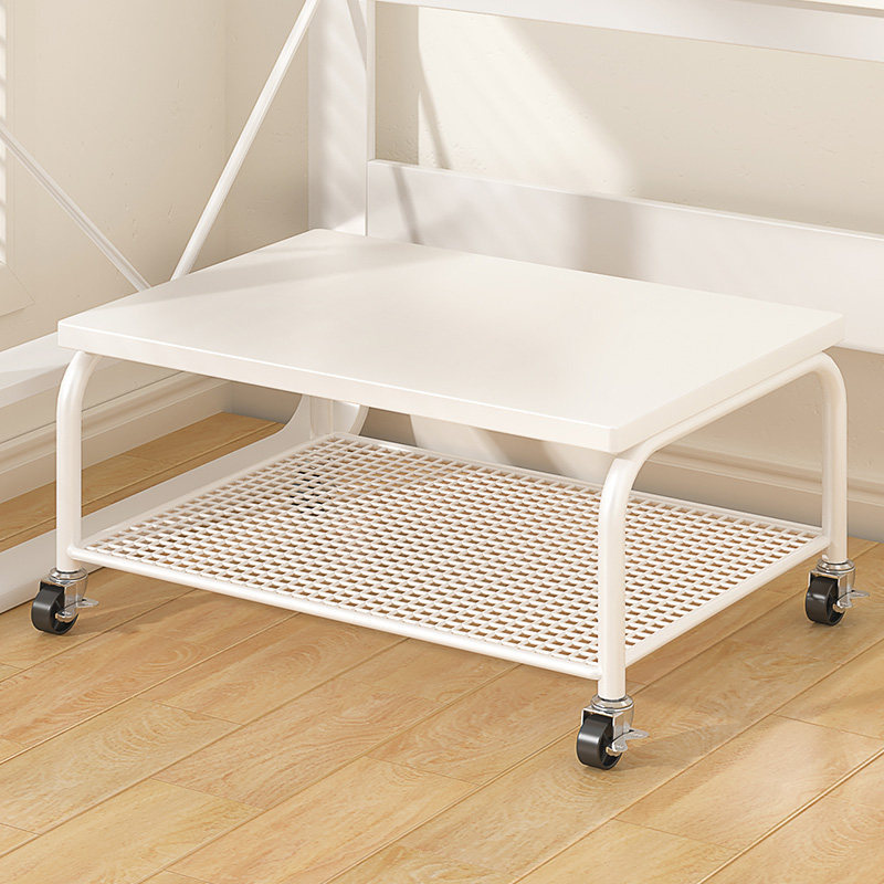 Printer Storage Rack, Household Floor-Standing Multi-Layer Copier Cabinet Shelf, Office File Storage Rack with Wheels