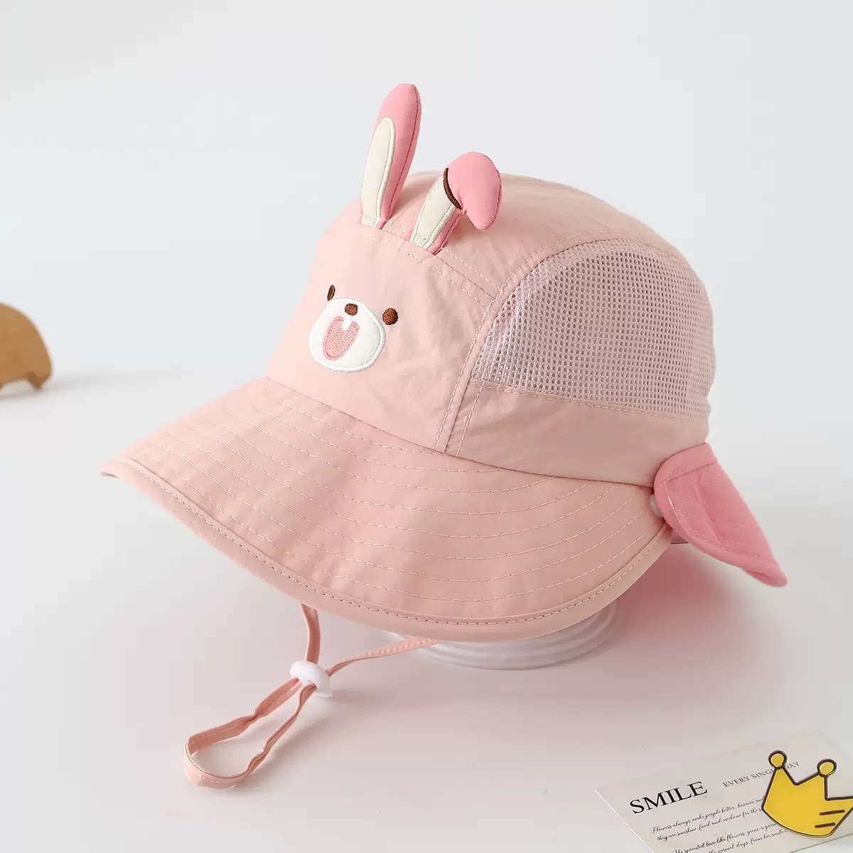 Double eaves model-pink bunny