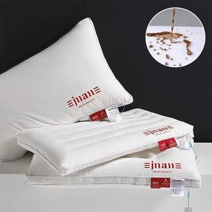 Neck Pillow/Pillow Core Pure Cotton Anti-Stain Hotel Pillow Neck Pillow Adult Home Soft Pillow