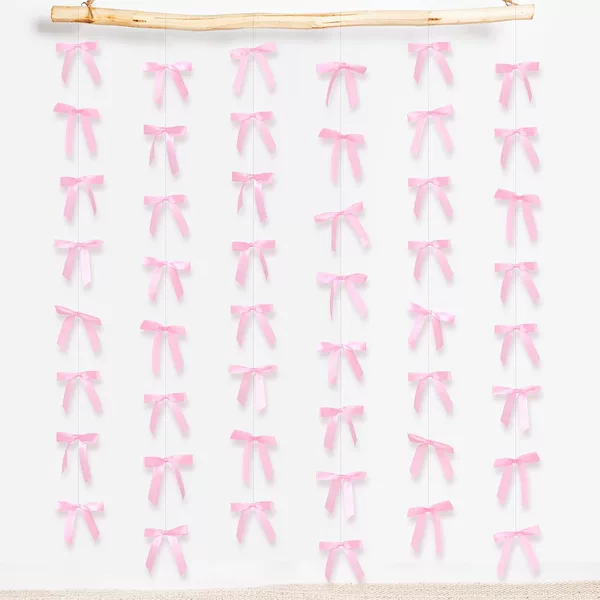 With bow, fuchsia