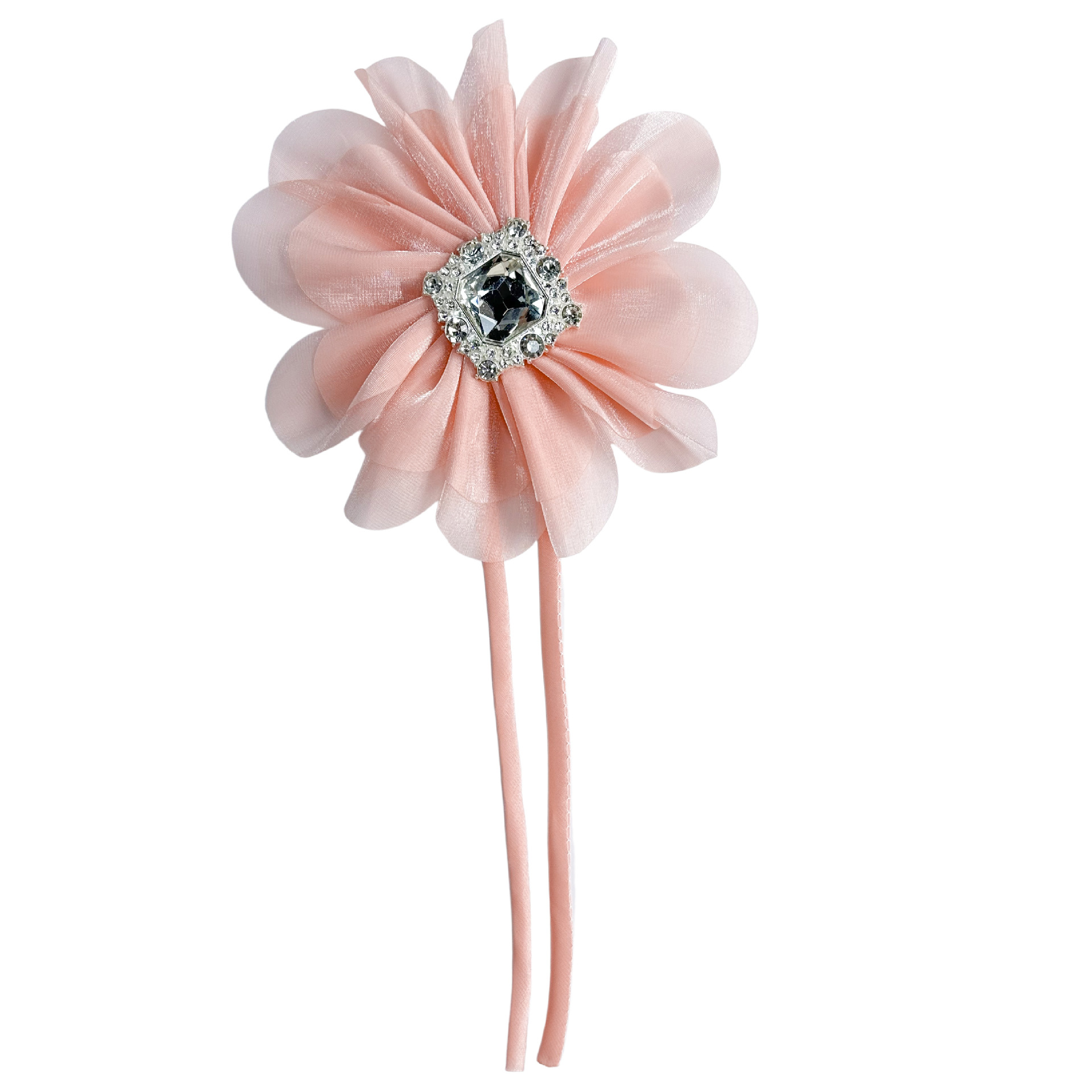 Inventario de flores de chiffon accesorios para el cabello de niños banda de cabello de diamantes multicolores flores de cabello material de ropa hecha a mano niñas clip de cabello