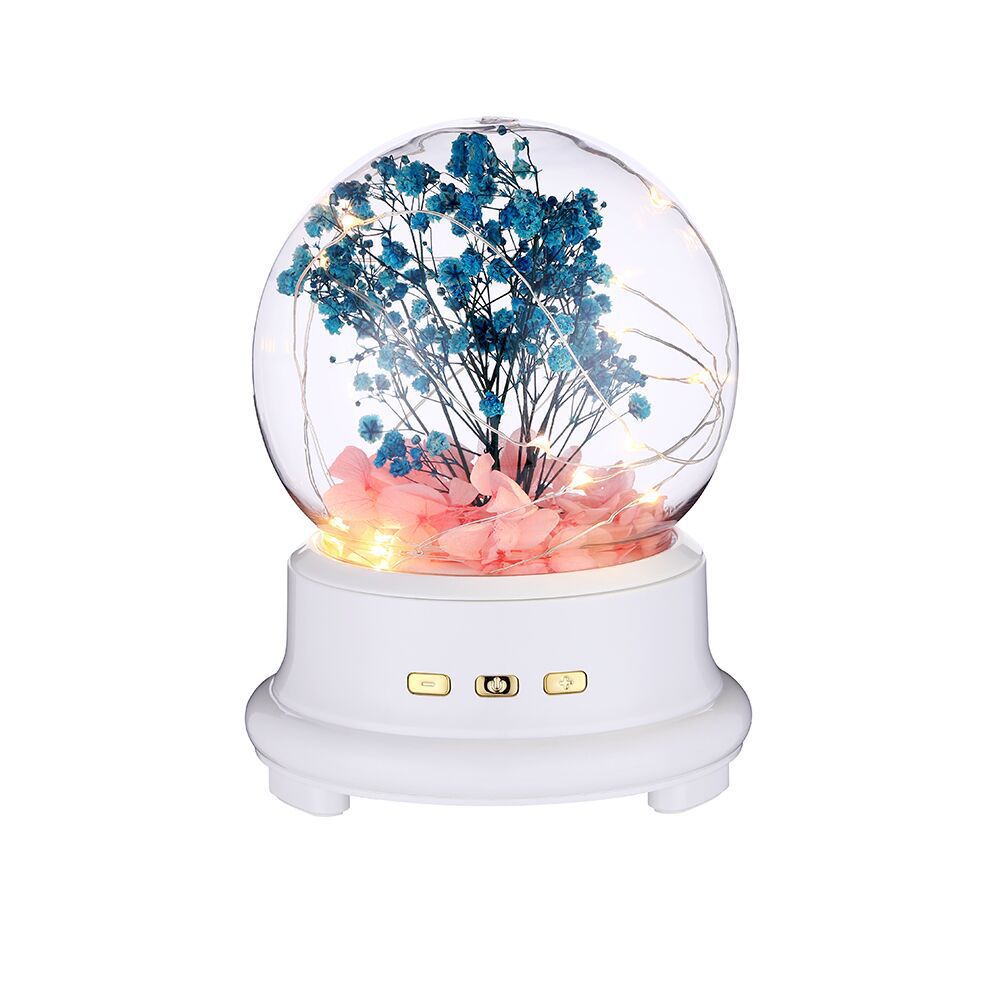 Regalo creativo del hogar Altavoz Bluetooth fantasía música faro qixi amante regalo flor eterna audio