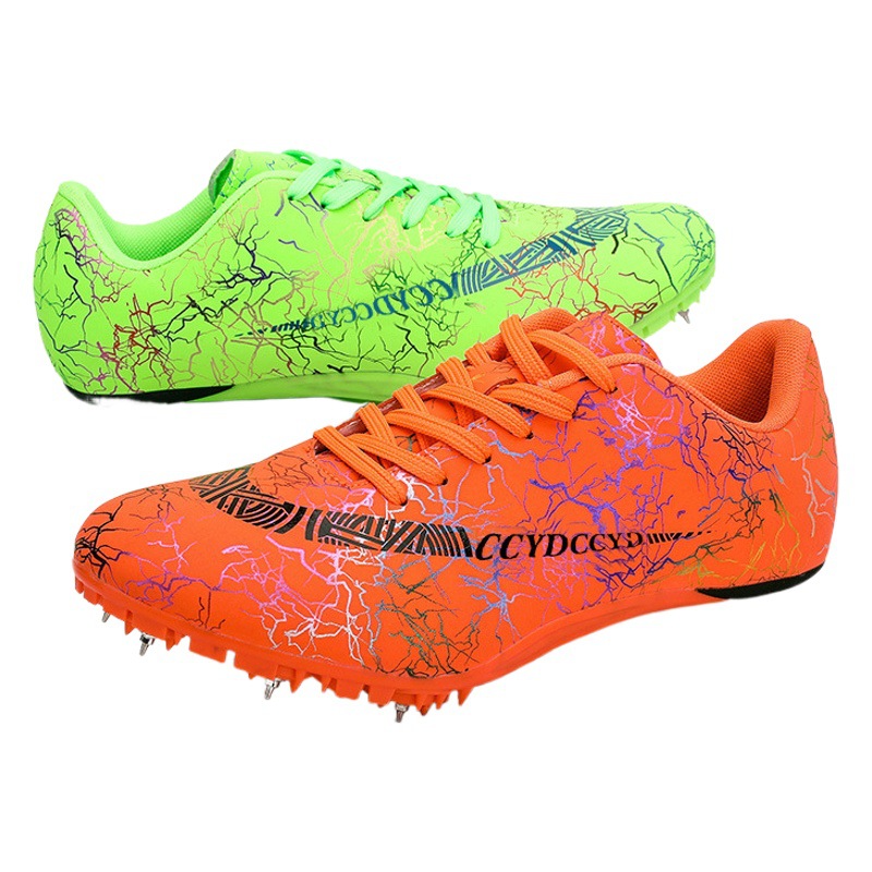 Nuevos zapatos de pista y campo entrenamiento zapatos para correr de malla transpirable jóvenes pista y campo zapatos entrenamiento estudiante deportes uñas