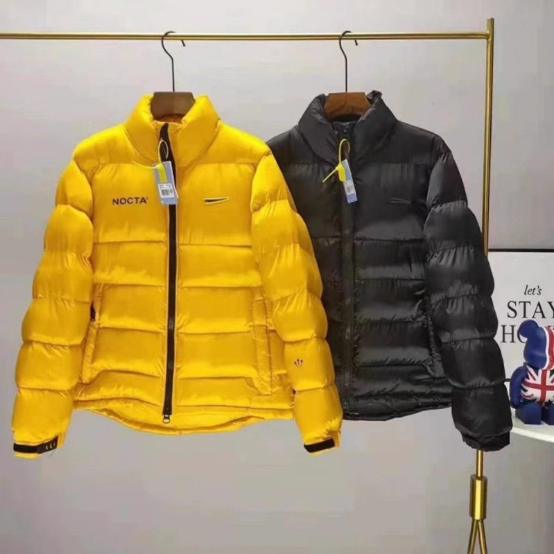 冬季棉服外套NOCTA棉衣立领面包服明星同款亮面羽绒棉服外贸批发