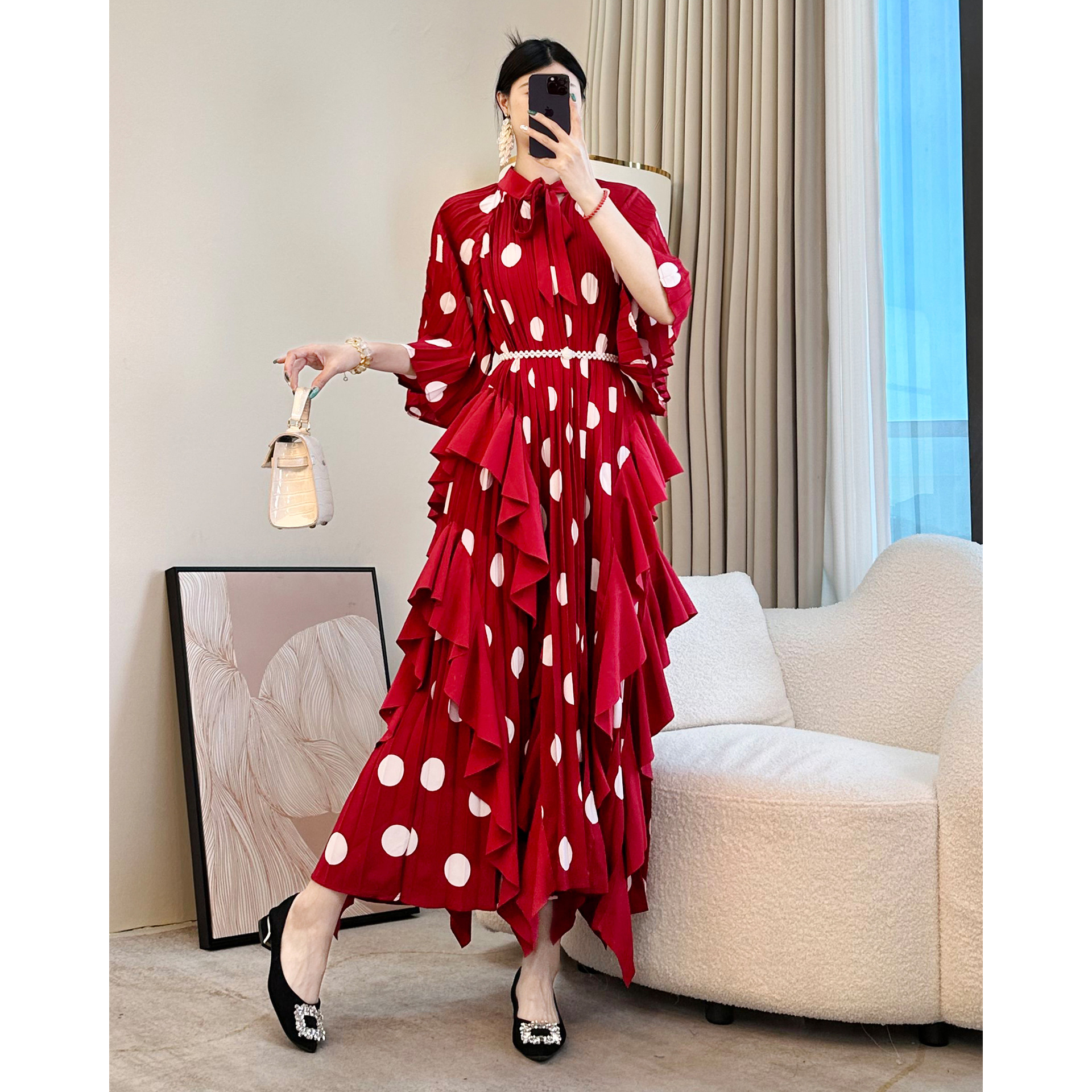 Fashion Seaside Vacation Dresses Summer Women's New Loose Long Dress Polka Dot | eBay Fashion Seaside Vacation Dresses Summer Women's New Loose Long Dress Polka Dot | eBay