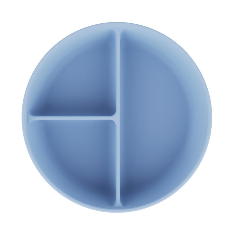 Alimentos de silicona set de cubiertos para niños cucharas blandas tenedor ventosa cuenco divisor de platos de comedor bib puede personalizar caja de regalo