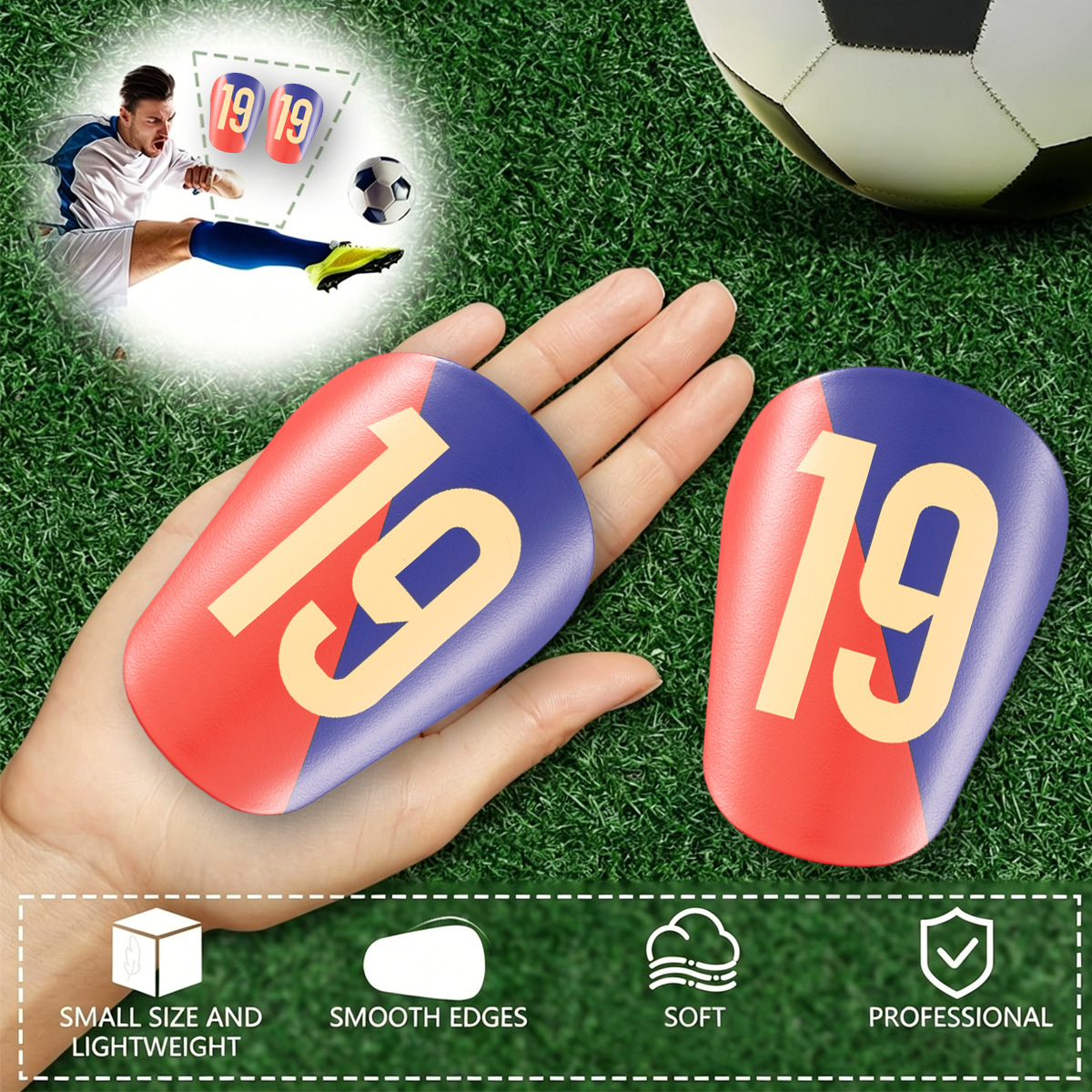 Football Shin Guard Children's and Adult Sports Protection Insert