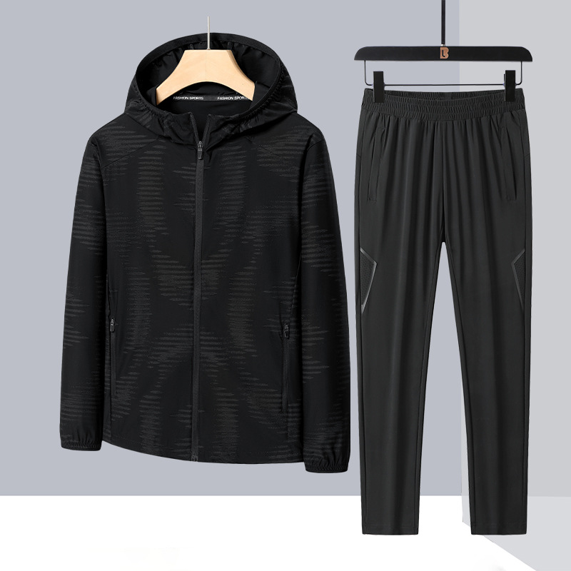 Men's top black + pants