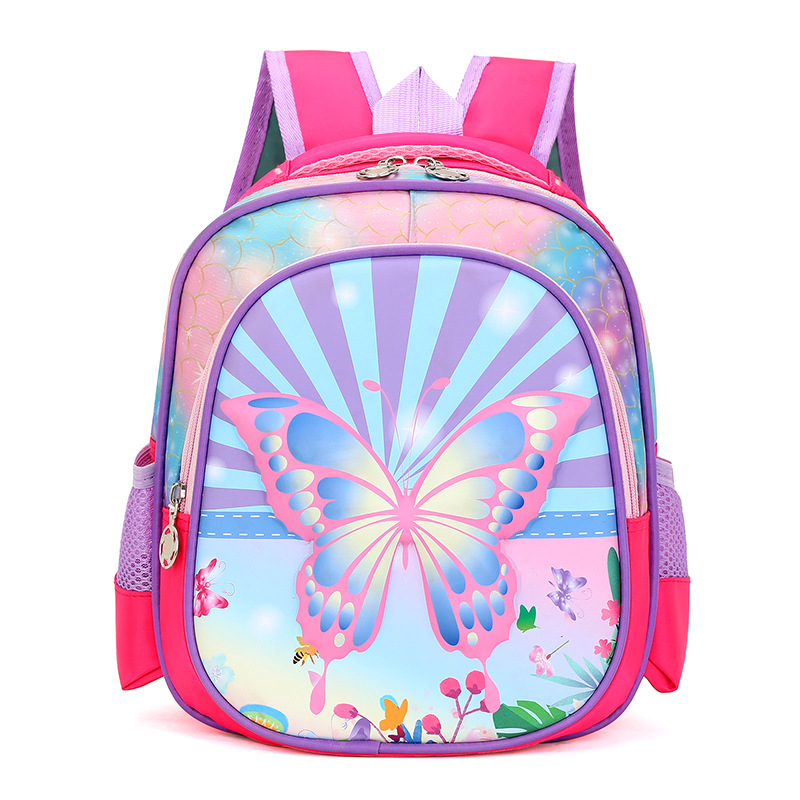 Mochila infantil de dibujos animados para niños y niñas de 3 a 6 años, mochila ligera, moderna y versátil, bolso escolar de moda