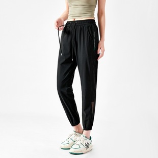 Amazon Cross-Border Popular Anti-Snag Sports Pants for Women, Couple Fitness Cropped Hiking Quick-Dry Pants, Us Size
