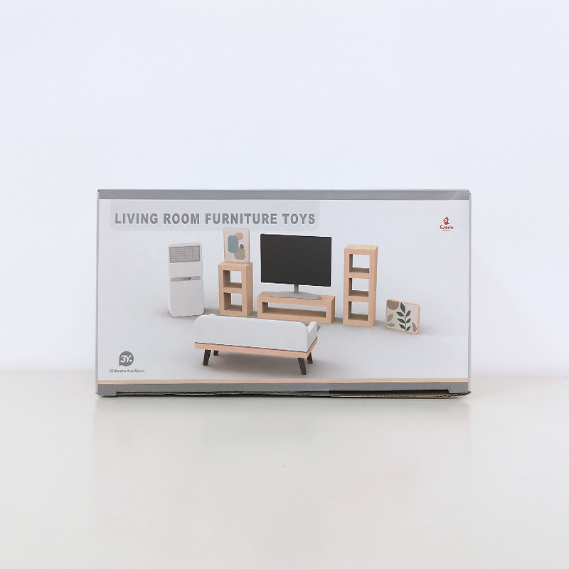 Play house toy simulation mini furniture small kitchen children's doll house miniature food play scene small items girl