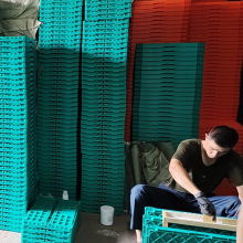 塑料可折叠筐水果筐蔬菜周转箱超市水果店展示架方形快递一件代发