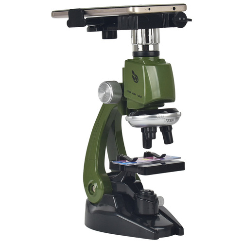 Elementary school students' microscope toy science experiment children's student educational high-power biological microscope with mobile phone holder