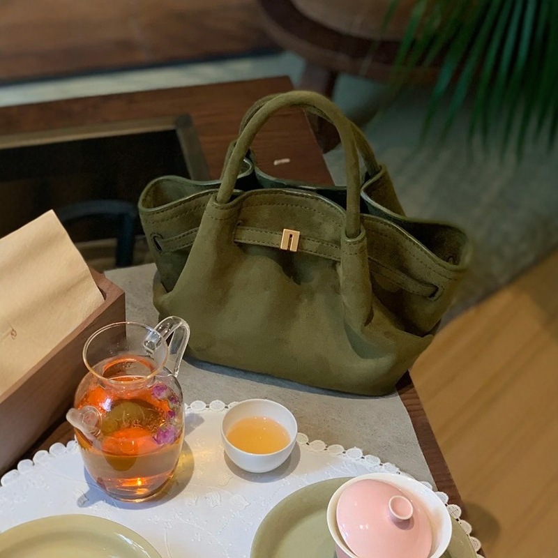 Jwpei dumplings Hana Senior sense muntjac Travel Bag bolso de hombro único bolso de moda europeo y estadounidense bolso de mujer tote