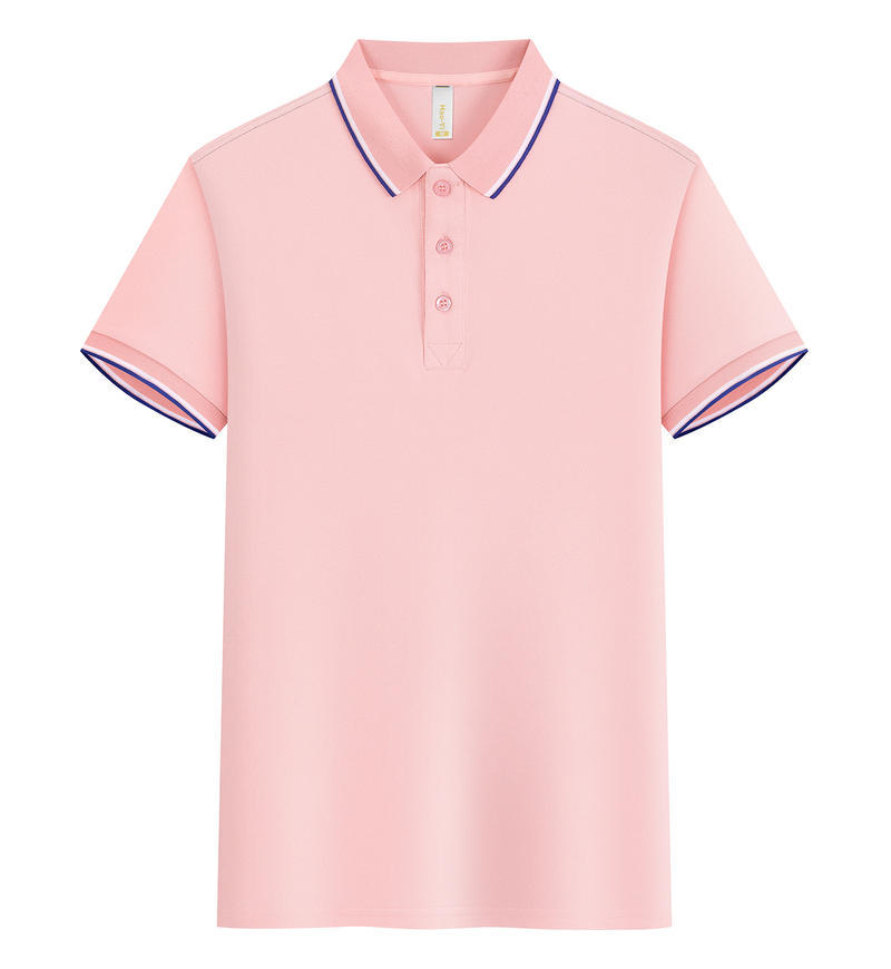 Hielo de oxígeno algodón Asia-Europa código transfronterizo empresa publicidad camisa de trabajo solapa de manga corta polo ropa de trabajo personalizada logotipo impreso