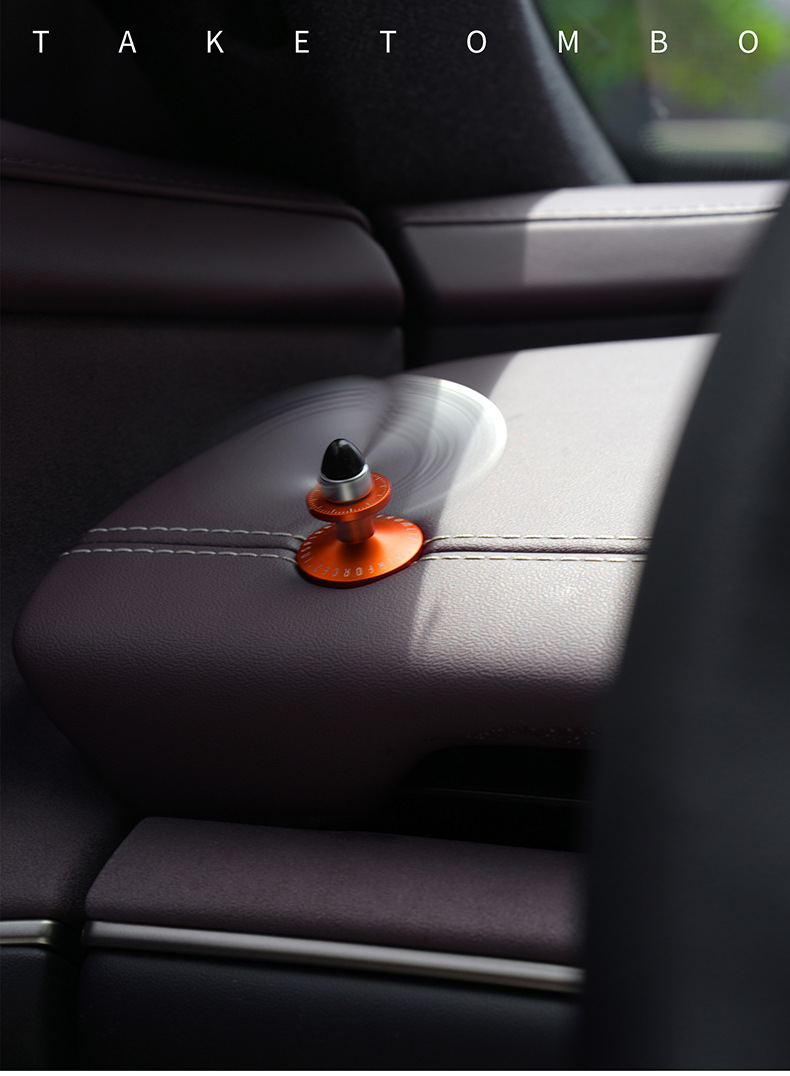 Bbdd Bamboo Dragonfly Car Decorative Hook Suitable for Xiaomi Su7 Creative Retro Yu7 Car Ornament Stress Relief Modification