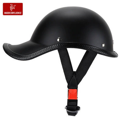 Motosiklet kaskı (dəbilqə) and Women's Motorcycle Half Helmet - dumb-black-pure-black-all-yards