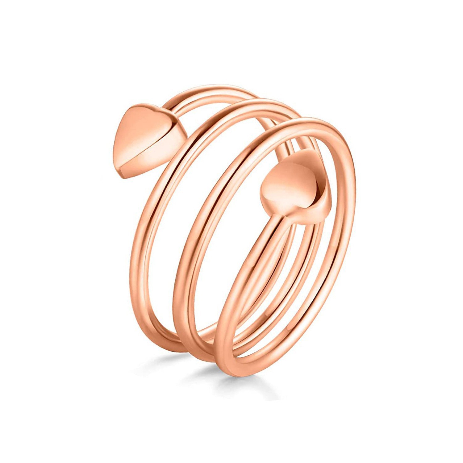 Golden ring, pink gold